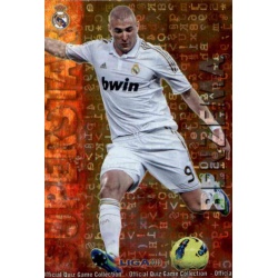 Benzema Superstar Brillo Letras Real Madrid 26 Las Fichas de la Liga 2013 Official Quiz Game Collection