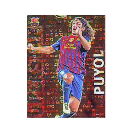 Puyol Superstar Brillo Letras Barcelona 50 Las Fichas de la Liga 2013 Official Quiz Game Collection