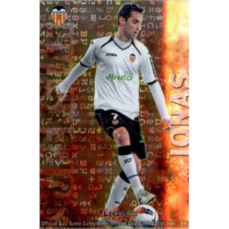 Jonas Superstar Brillo Letras Valencia 80 Las Fichas de la Liga 2013 Official Quiz Game Collection