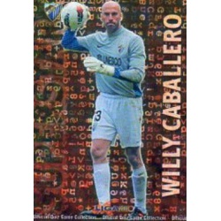 Willy Caballero Superstar Brillo Letras Málaga 104 Las Fichas de la Liga 2013 Official Quiz Game Collection