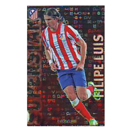 Filipe Luis Superstar Brillo Letras Atlético Madrid 131 Las Fichas de la Liga 2013 Official Quiz Game Collection