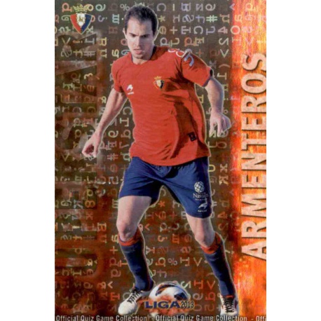 Armenteros Superstar Brillo Letras Osasuna 188 Las Fichas de la Liga 2013 Official Quiz Game Collection