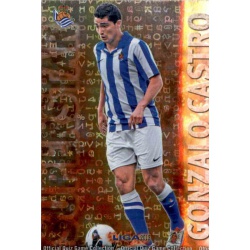 Gonzalo Castro Superstar Brillo Letras Real Sociedad 323 Las Fichas de la Liga 2013 Official Quiz Game Collection