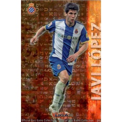 Javi López Superstar Brillo Letras Espanyol 378 Las Fichas de la Liga 2013 Official Quiz Game Collection