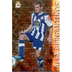 Álex Bergantiños Superstar Brillo Letras Deportivo 483 Las Fichas de la Liga 2013 Official Quiz Game Collection
