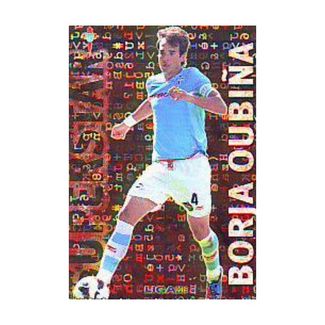 Borja Oubiña Superstar Brillo Letras Celta 510 Las Fichas de la Liga 2013 Official Quiz Game Collection