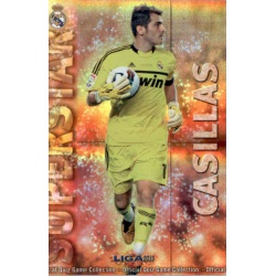 Casillas Superstar Brillo Rayas Horizontales Real Madrid 23 Las Fichas de la Liga 2013 Official Quiz Game Collection