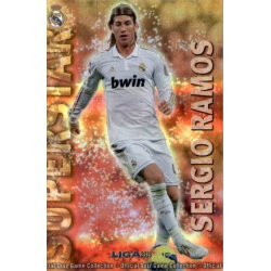 Sergio Ramos Superstar Brillo Rayas Horizontales Real Madrid 24 Las Fichas de la Liga 2013 Official Quiz Game Collection