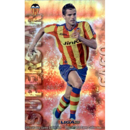 Gago Superstar Brillo Rayas Horizontales Valencia 77 Las Fichas de la Liga 2013 Official Quiz Game Collection