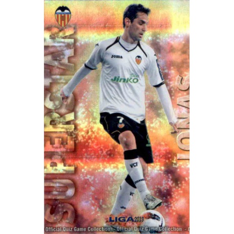 Jonas Superstar Brillo Rayas Horizontales Valencia 80 Las Fichas de la Liga 2013 Official Quiz Game Collection