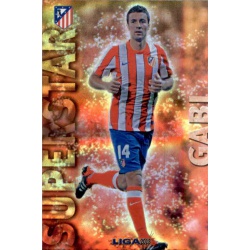 Gabi Superstar Brillo Rayas Horizontales Atlético Madrid 133 Las Fichas de la Liga 2013 Official Quiz Game Collection