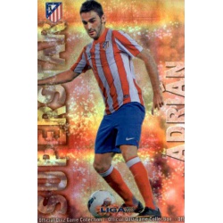 Adrián Superstar Brillo Rayas Horizontales Atlético Madrid 134 Las Fichas de la Liga 2013 Official Quiz Game Collection