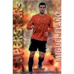 Miguel Flaño Superstar Brillo Rayas Horizontales Osasuna 186 Las Fichas de la Liga 2013 Official Quiz Game Collection