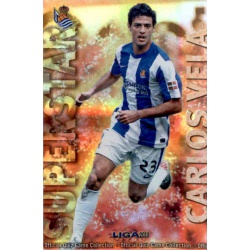 Carlos Vela Superstar Brillo Rayas Horizontales Real Sociedad 324 Las Fichas de la Liga 2013 Official Quiz Game Collection