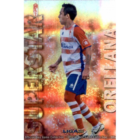 Orellana Superstar Brillo Rayas Horizontales Granada 458 Las Fichas de la Liga 2013 Official Quiz Game Collection
