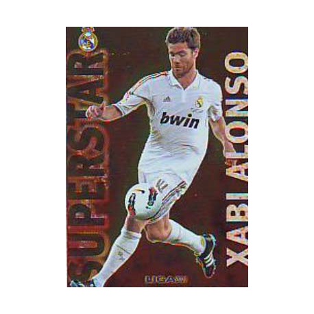 Xabi Alonso Superstar Brillo Liso Real Madrid 25 Las Fichas de la Liga 2013 Official Quiz Game Collection