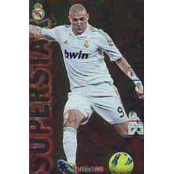 Benzema Superstar Brillo Liso Real Madrid 26 Las Fichas de la Liga 2013 Official Quiz Game Collection