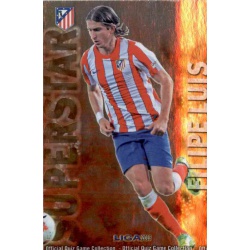 Filipe Luis Superstar Brillo Liso Atlético Madrid 131 Las Fichas de la Liga 2013 Official Quiz Game Collection