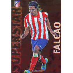 Falcao Superstar Brillo Liso Atlético Madrid 135 Las Fichas de la Liga 2013 Official Quiz Game Collection