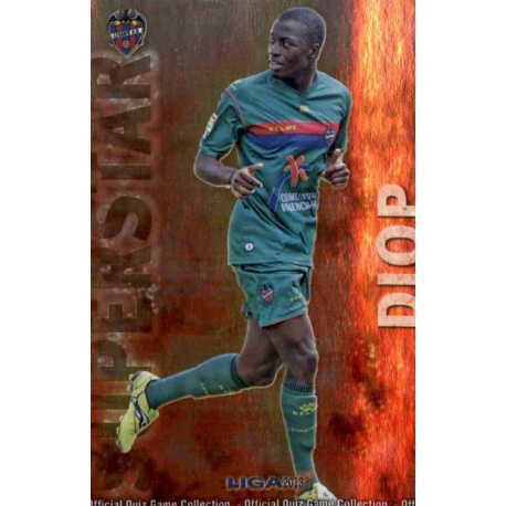 Diop Superstar Brillo Liso Levante 160 Las Fichas de la Liga 2013 Official Quiz Game Collection