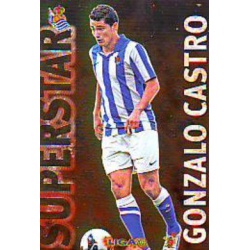Gonzalo Castro Superstar Brillo Liso Real Sociedad 323 Las Fichas de la Liga 2013 Official Quiz Game Collection