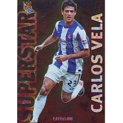 Carlos Vela Superstar Brillo Liso Real Sociedad 324 Las Fichas de la Liga 2013 Official Quiz Game Collection