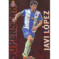 Javi López Superstar Brillo Liso Espanyol 378 Las Fichas de la Liga 2013 Official Quiz Game Collection