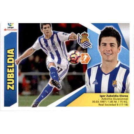 Zubeldia Real Sociedad 9B Ediciones Este 2017-18