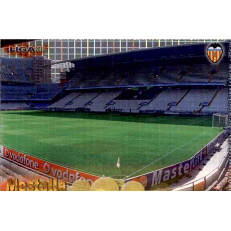 Mestalla Brillo Cuadros Valencia 56 Las Fichas de la Liga 2013 Official Quiz Game Collection