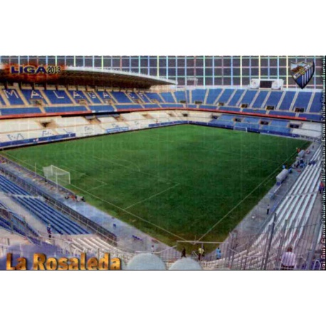La Rosaleda Brillo Cuadros Málaga 83 Las Fichas de la Liga 2013 Official Quiz Game Collection