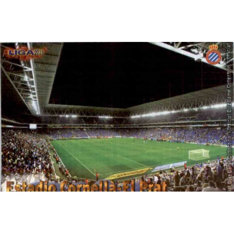 Estadi de Cornellá El Prat Brillo Cuadros Espanyol 353 Las Fichas de la Liga 2013 Official Quiz Game Collection
