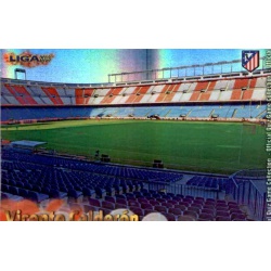 Vicente Calderón Brillo Rayas Horizontales Atlético Madrid 110 Las Fichas de la Liga 2013 Official Quiz Game Collection