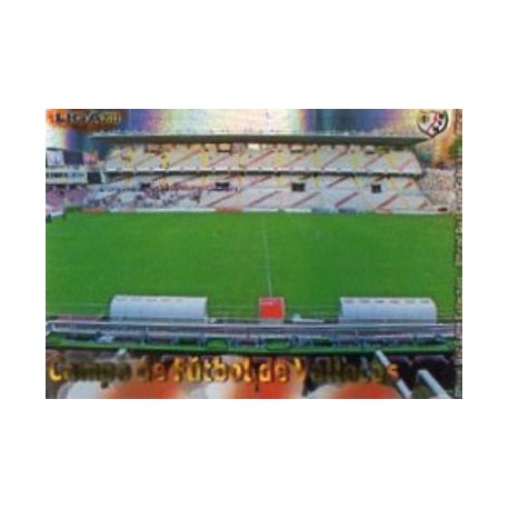 Estadio de Vallecas Brillo Rayas Horizontales Rayo Vallecano 380 Las Fichas de la Liga 2013 Official Quiz Game Collection