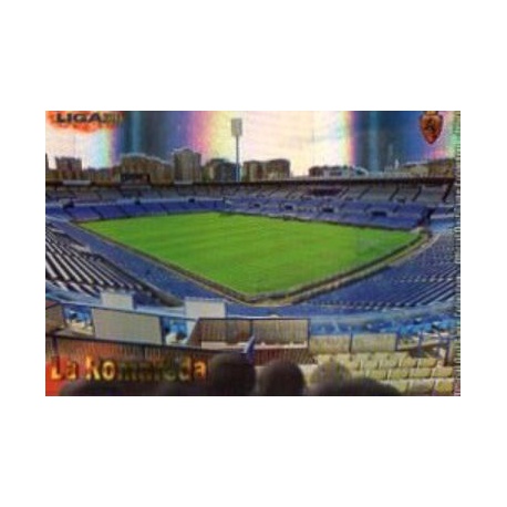 La Romareda Brillo Rayas Horizontales Zaragoza 407 Las Fichas de la Liga 2013 Official Quiz Game Collection