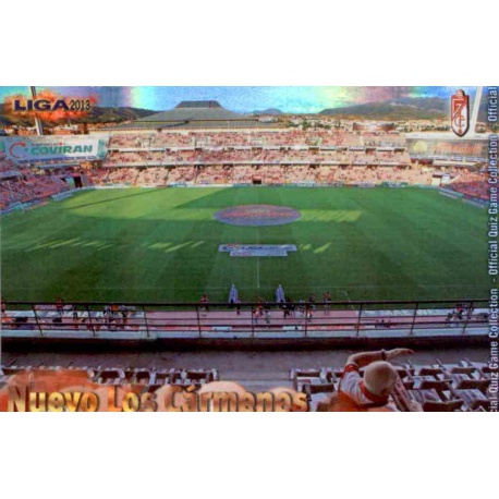 Nuevo Los Carmenes Brillo Rayas Horizontales Granada 434 Las Fichas de la Liga 2013 Official Quiz Game Collection
