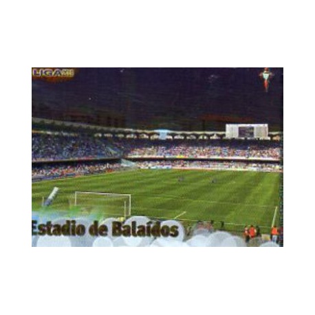Balaidos Brillo Liso Celta 488 Las Fichas de la Liga 2013 Official Quiz Game Collection