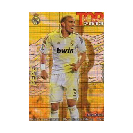Pepe Top Cuadros Real Madrid 559 Las Fichas de la Liga 2013 Official Quiz Game Collection