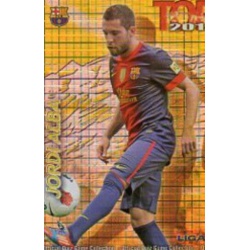 Jordi Alba Top Cuadros Barcelona 578 Las Fichas de la Liga 2013 Official Quiz Game Collection