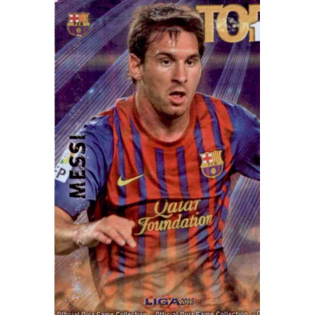 Messi Top 11 Edición Limitada Barcelona 7 Las Fichas de la Liga 2013 Official Quiz Game Collection