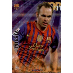 Iniesta Top 11 Edición Limitada Barcelona 8 Las Fichas de la Liga 2013 Official Quiz Game Collection