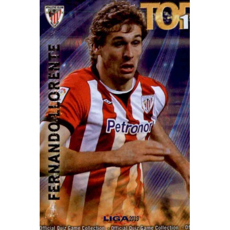Llorente Top 11 Edición Limitada Athletic Club 9 Las Fichas de la Liga 2013 Official Quiz Game Collection