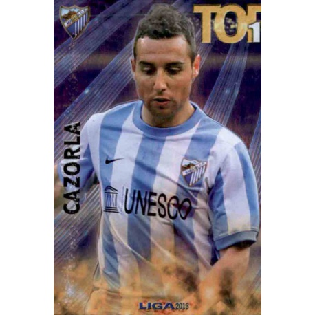 Cazorla Top 11 Edición Limitada Málaga 10 Las Fichas de la Liga 2013 Official Quiz Game Collection