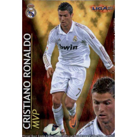 Cristiano Ronaldo MVP Brillo Liso Real Madrid Las Fichas de la Liga 2013 Official Quiz Game Collection