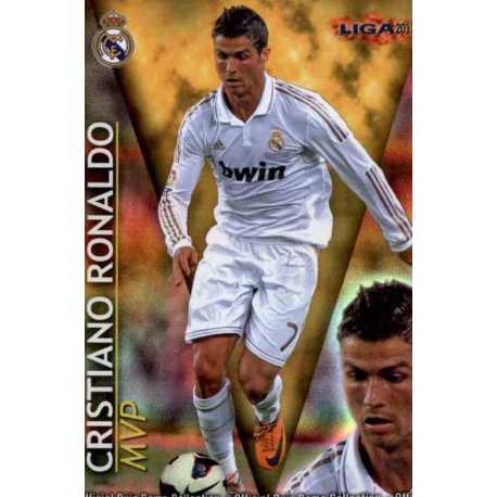 Cristiano Ronaldo MVP Rayas Horizontales Real Madrid Las Fichas de la Liga 2013 Official Quiz Game Collection
