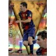 Leo Messi Supercañonero Rayas Horizontales Barcelona Las Fichas de la Liga 2013 Official Quiz Game Collection