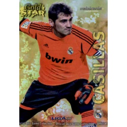 Casillas Gold Star Brillo Liso Real Madrid 1 Las Fichas de la Liga 2013 Official Quiz Game Collection