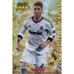 Sergio Ramos Gold Star Brillo Liso Real Madrid 2 Las Fichas de la Liga 2013 Official Quiz Game Collection