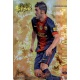 David Villa Gold Star Brillo Liso Barcelona 14 Las Fichas de la Liga 2013 Official Quiz Game Collection