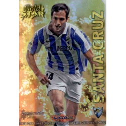 Santa Cruz Gold Star Brillo Liso Málaga 20 Las Fichas de la Liga 2013 Official Quiz Game Collection