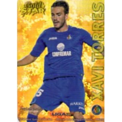 Xavi Torres Gold Star Brillo Liso Getafe 34 Las Fichas de la Liga 2013 Official Quiz Game Collection